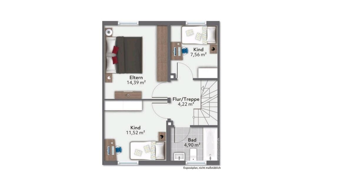 Etagenwohnung Velpke - 4 Zimmer, 101 m&sup2;, 1.000&euro; | Angebot:26626062