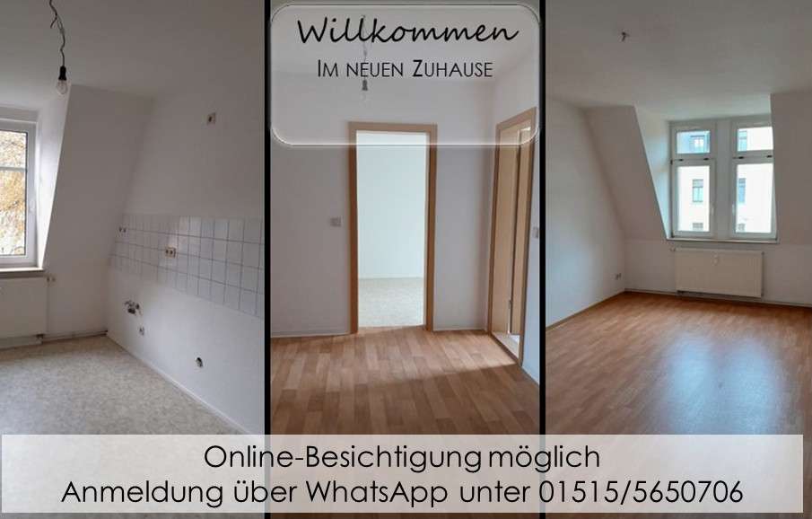 Etagenwohnung Chemnitz Hilbersdorf - 2 Zimmer, 57 m&sup2;, 290&euro; | Angebot:26845274
