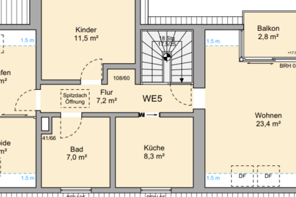 Wohnung zum Mieten in Ilvesheim 1.204,50 € 73 m² 3 zimmer