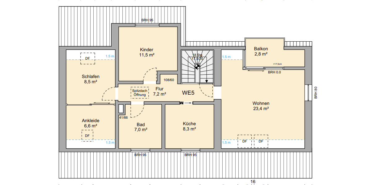 Wohnung zum Mieten in Ilvesheim 1.204,50 € 73 m² 3 zimmer