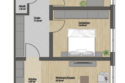 Wohnung Neustadt - 3 Zimmer, 97 m&sup2;, 1.190&euro; | Angebot:26733535