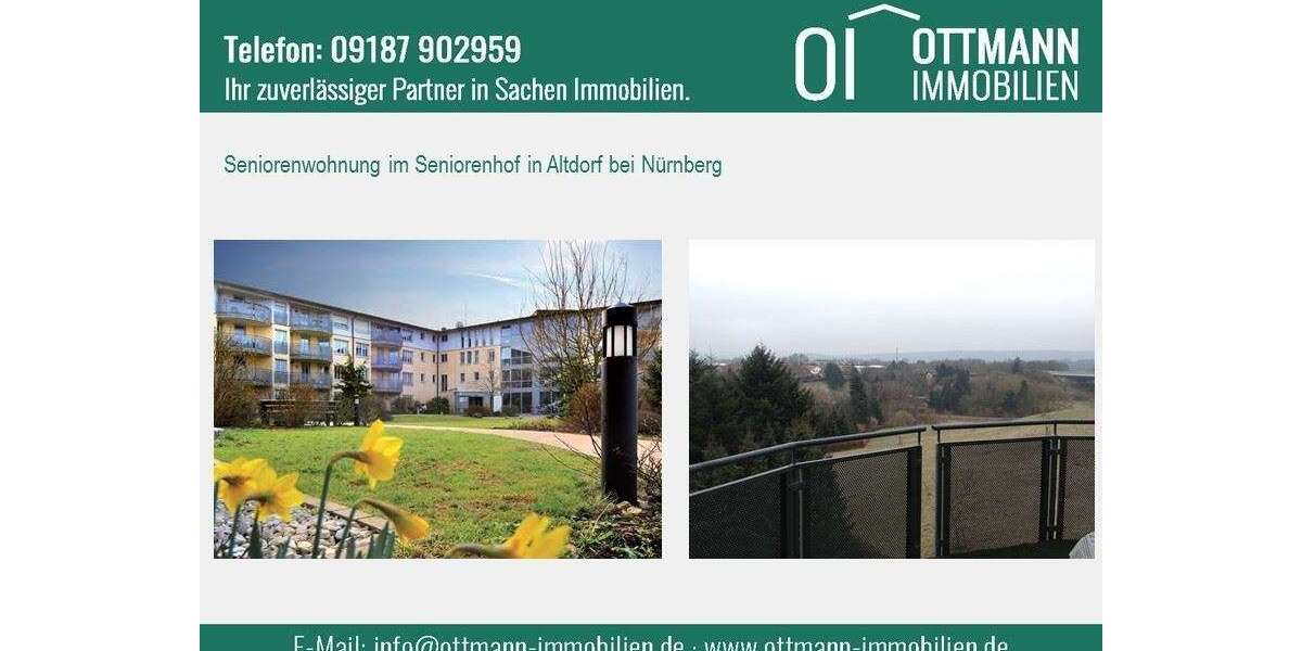 Wohnung zum Mieten in Altdorf b. Nürnberg 695 € 57 m² 2 zimmer