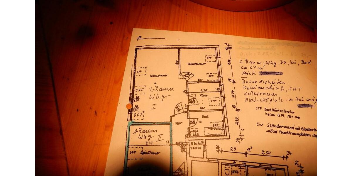 Dachgeschoßwohnung Stendal - 2 Zimmer, 64 m&sup2;, 400&euro; | Angebot:26035853