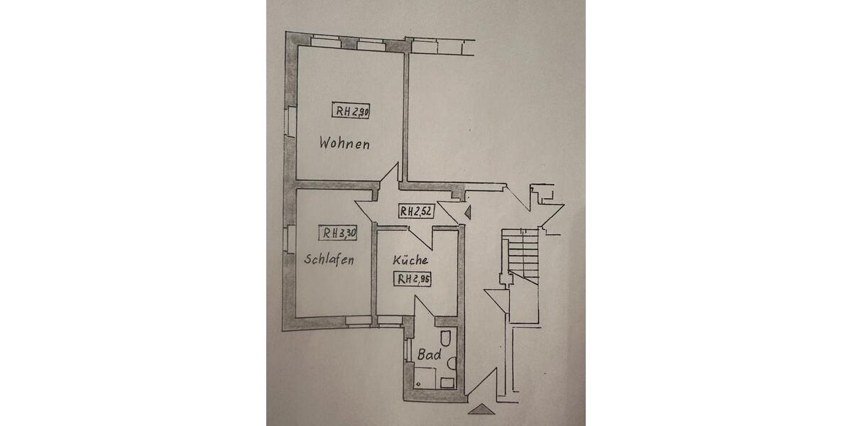 Erdgeschoßwohnung Wilsdruff - 2 Zimmer, 49 m&sup2;, 340&euro; | Angebot:24840402
