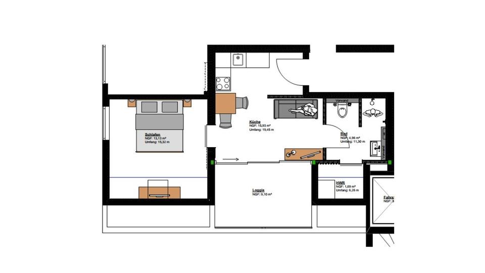 Dachgeschoßwohnung Schmallenberg - 1 Zimmer, 36 m&sup2;, 460&euro; | Angebot:26645317