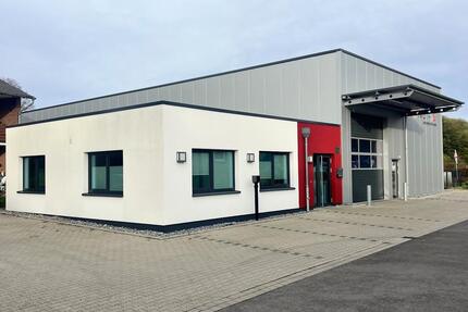 Gewerbehalle + Büro neuwertig beheizbar Lager Halle BAB30 zimmer