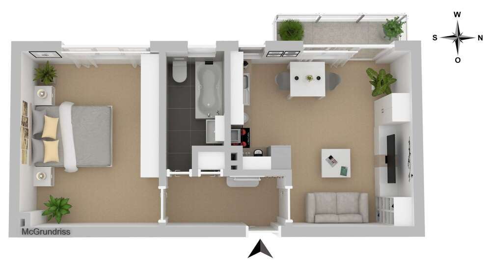 Wohnung zum Mieten in Hagen 222 € 37 m²
