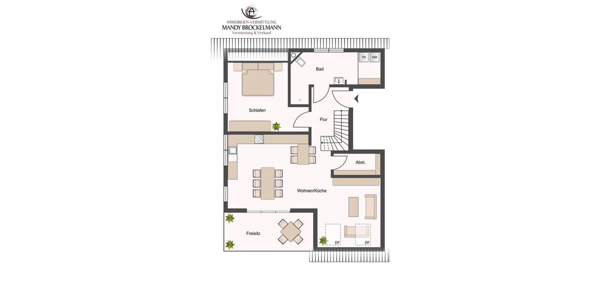 Dachgeschoßwohnung Hemmoor - 3 Zimmer, 96 m&sup2;, 1.055&euro; | Angebot:22732375