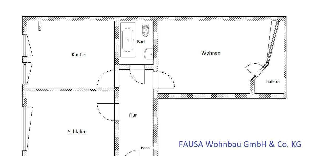 Wohnung zum Mieten in Bonn 695 € 65 m² 2 zimmer