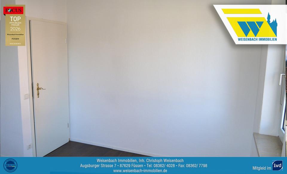 Etagenwohnung Füssen - 3 Zimmer, 79 m&sup2;, 760&euro; | Angebot:25765708