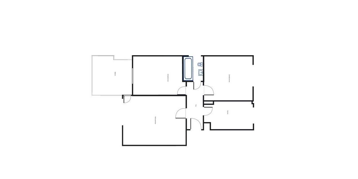 Moderne 3-Zimmer-Wohnung Tageslichtbad und XXL-Balkon zimmer