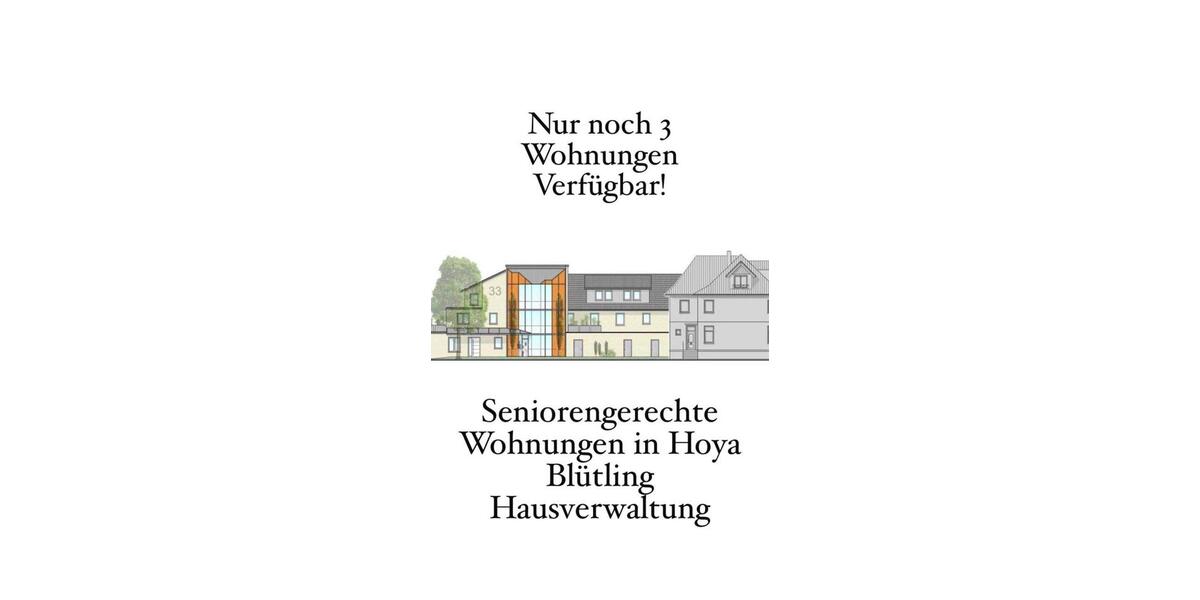 Etagenwohnung Hoya - 2 Zimmer, 62 m&sup2;, 750&euro; | Angebot:26115088