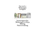 Etagenwohnung Hoya - 2 Zimmer, 62 m&sup2;, 750&euro; | Angebot:26115088