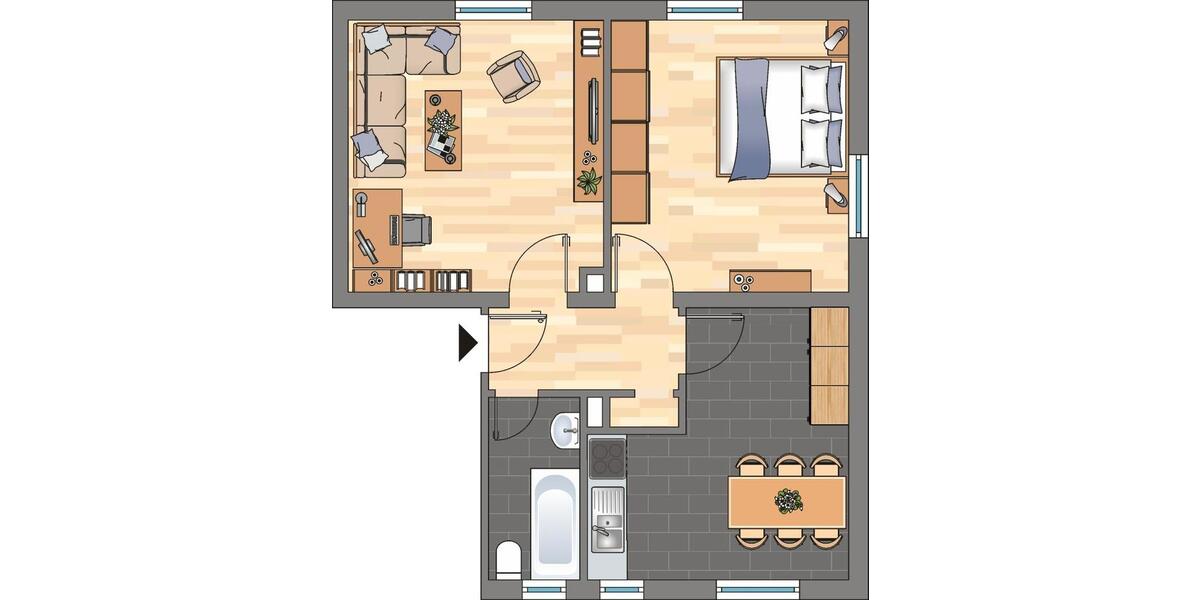 Etagenwohnung Landau in der Pfalz - 2 Zimmer, 51 m&sup2;, 476&euro; | Angebot:25268818