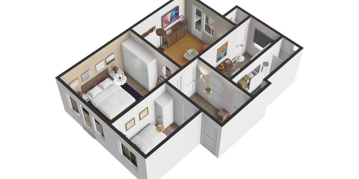 Etagenwohnung Hamburg Hamm - 3 Zimmer, 54 m&sup2;, 769&euro; | Angebot:26686590