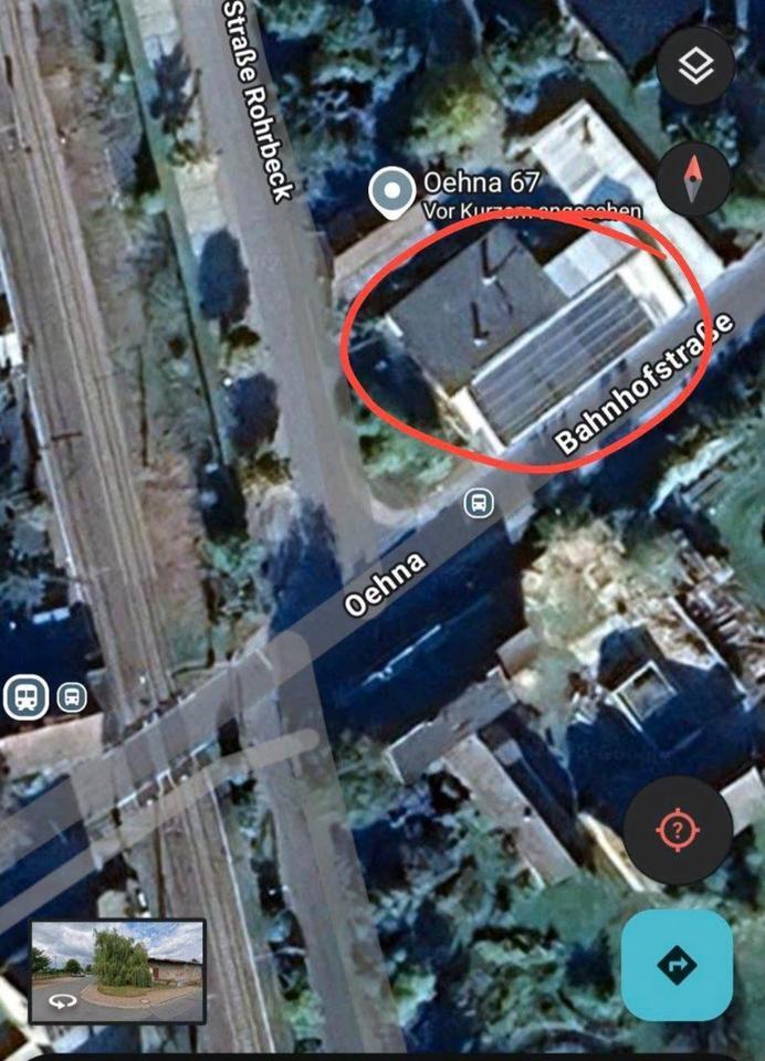 Kreativraum, Werkstatt oder Lager direkt am Bahnhof Oehna