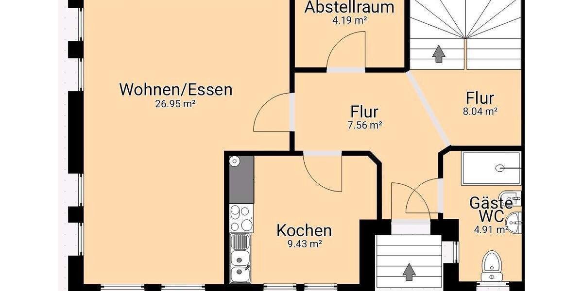 Einfamilienhaus Friedberg (Hessen) - 4 Zimmer, 125 m&sup2;, 1.450&euro; | Angebot:24610090