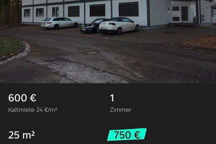 Wohnung Gütersloh Kattenstroth - 1 Zimmer, 25 m&sup2;, 750&euro; | Angebot:25271174