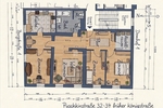 Grundriss Änderung 4 Zimmer Wohnung Altstadt Schelfstadt - Etagenwohnung Schwerin Schelfstadt | Angebot:26178951