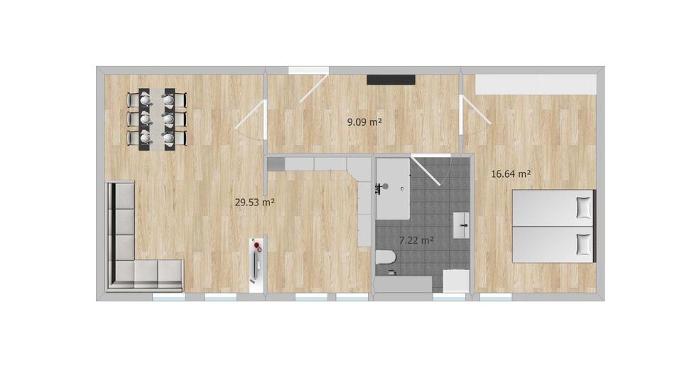 Etagenwohnung Selb - 2 Zimmer, 67 m&sup2;, 600&euro; | Angebot:26525687