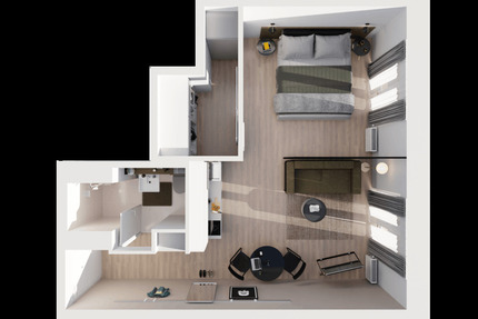 Wohnen auf Zeit in Hamburg 1.489 € 1 zimmer