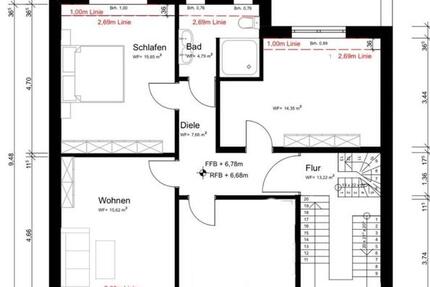 Wohnung-Miete-3 Zimmer-77,75qm-Balkon-Solingen Katternberg zimmer