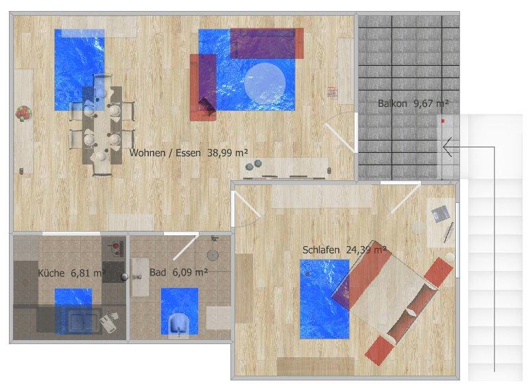 Loft - Studio - Atelier Vaihingen an der Enz - 2 Zimmer, 81 m&sup2;, 1.200&euro; | Angebot:26022433