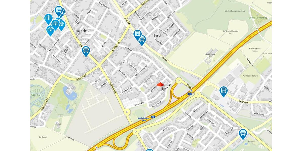 Etagenwohnung Hückelhoven - 3 Zimmer, 88 m&sup2;, 1.030&euro; | Angebot:26487472