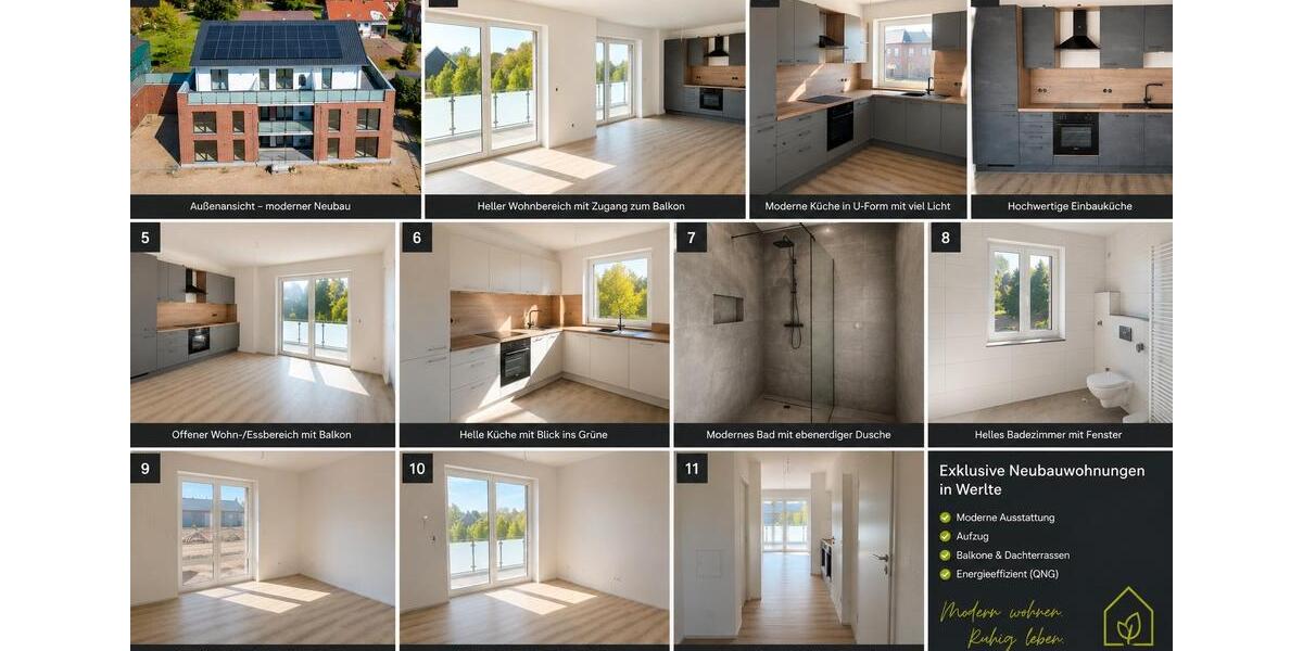 Etagenwohnung Werlte - 3 Zimmer, 76 m&sup2;, 830&euro; | Angebot:26680536