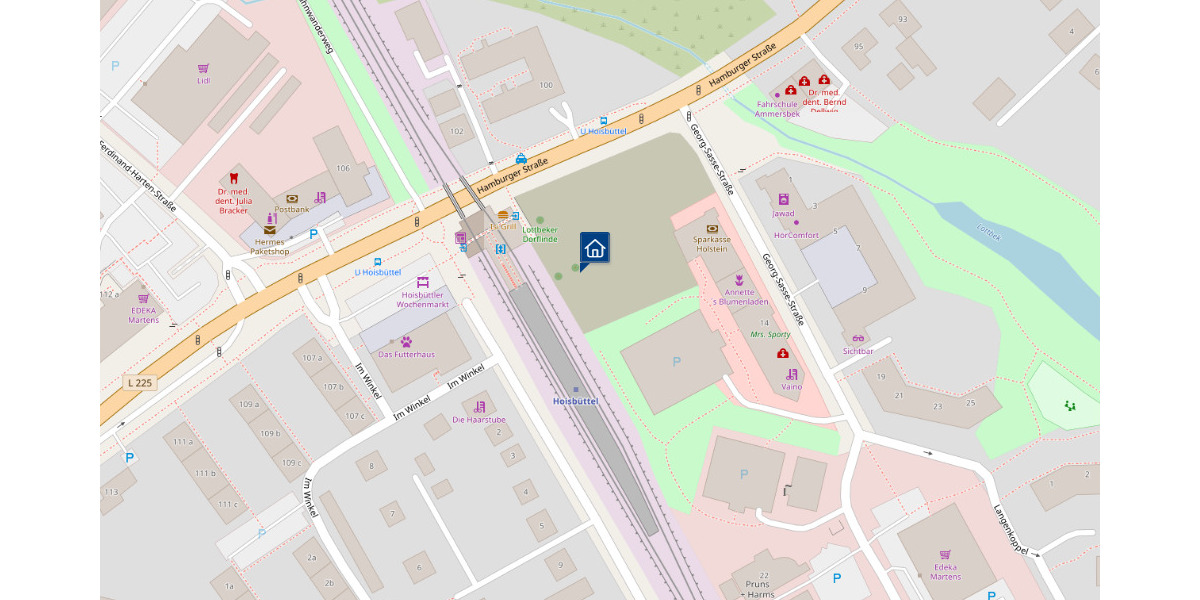 Etagenwohnung Ammersbek Lottbek - 2 Zimmer, 102 m&sup2;, 1.581&euro; | Angebot:25674576