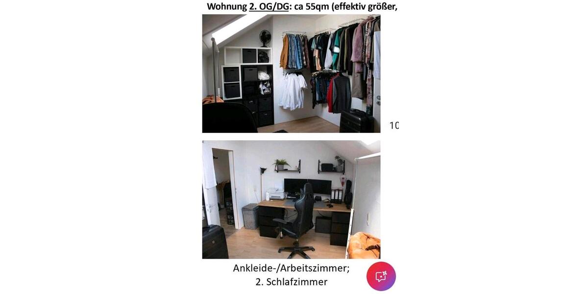 Dachgeschoßwohnung Hagen - 3 Zimmer, 55 m&sup2;, 470&euro; | Angebot:24787545