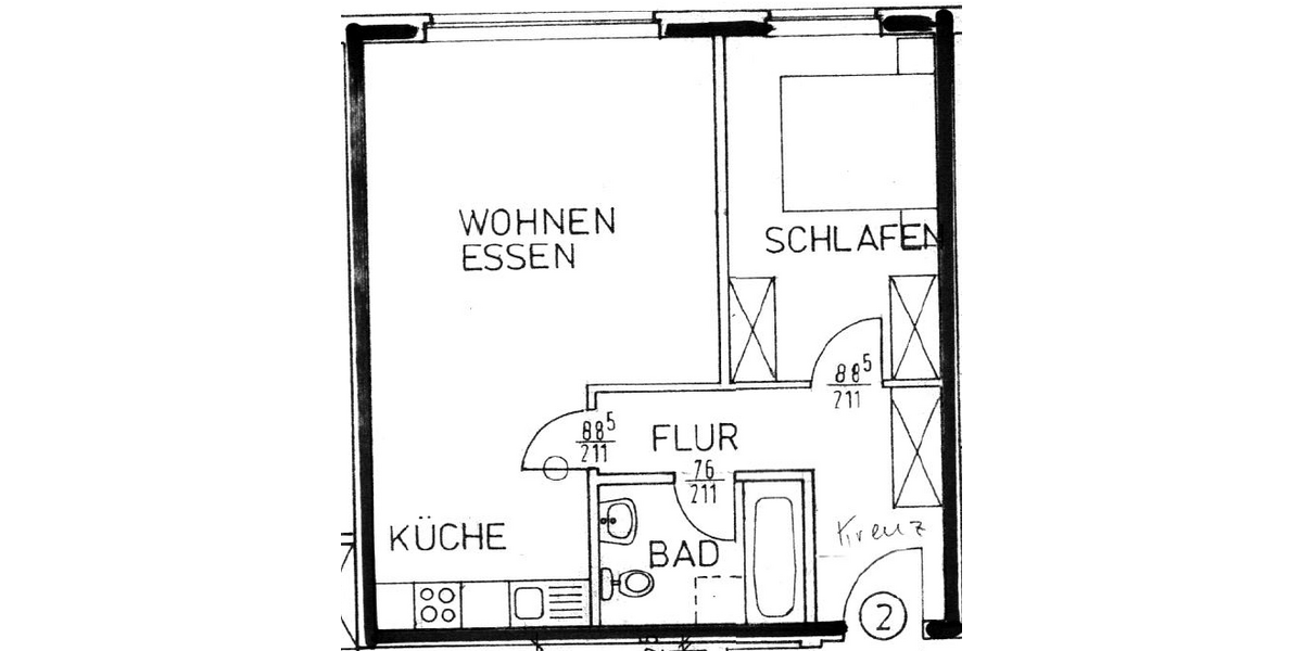 - Etagenwohnung Wittichenau | Angebot:25429609