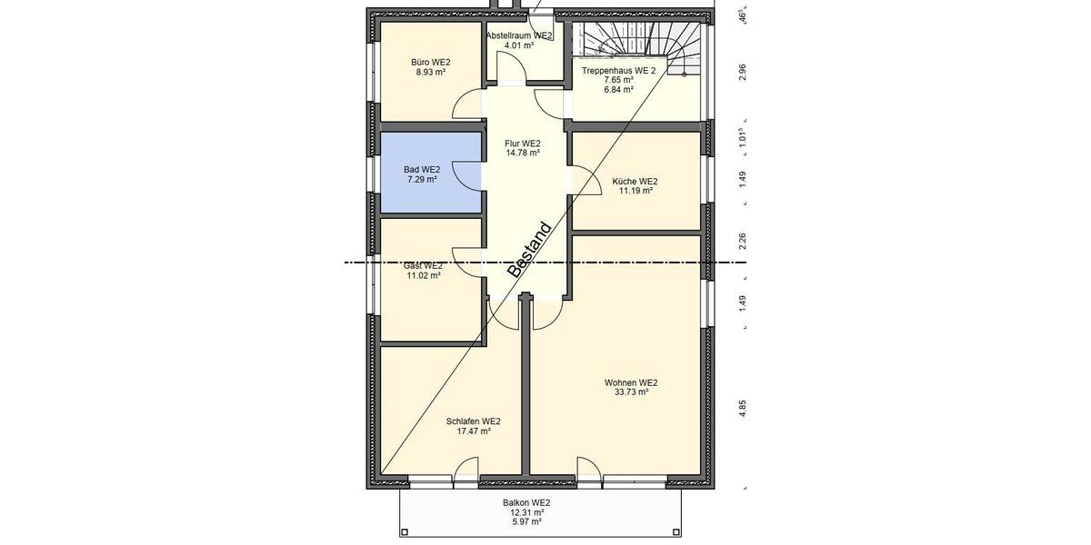 Etagenwohnung Tespe - 4 Zimmer, 114 m&sup2;, 1.270&euro; | Angebot:26449260