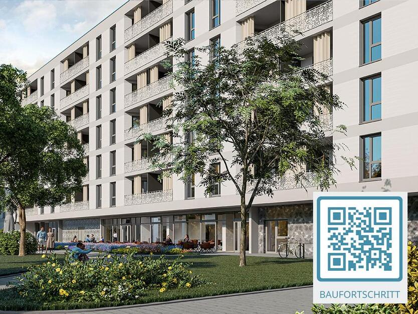 Sonnige Wohnung mit Loggia | Separate Küche | Bad mit Dusche | Smart-Home | Tiefgarage | Aufzug