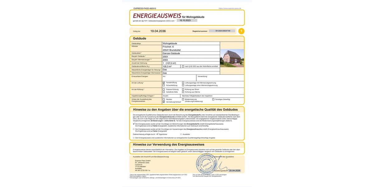 Einfamilienhaus Brunsbüttel - 4 Zimmer, 121 m&sup2;, 1.250&euro; | Angebot:26153296