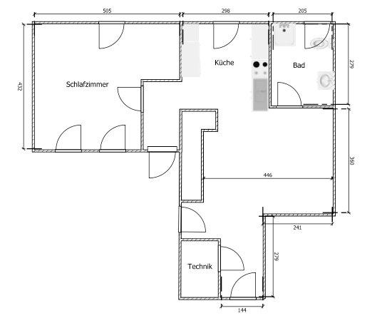 Erdgeschoßwohnung Uehlfeld - 2 Zimmer, 56 m&sup2;, 475&euro; | Angebot:26648150