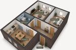Etagenwohnung Herne - 2.5 Zimmer, 63 m&sup2;, 347&euro; | Angebot:26633955