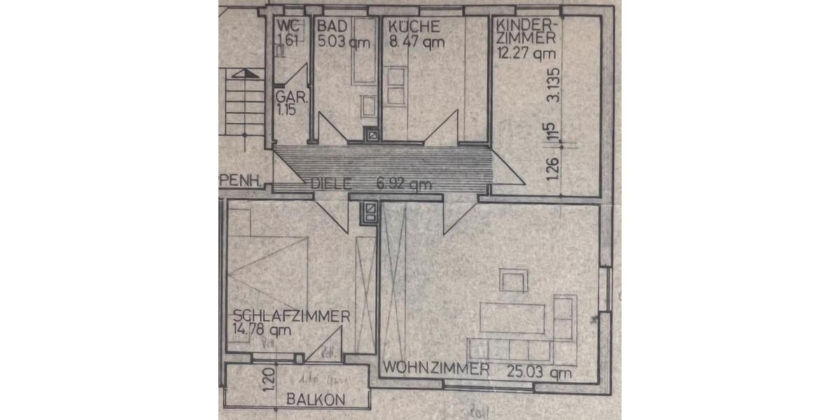 Erdgeschoßwohnung Wassertrüdingen - 3 Zimmer, 75 m&sup2;, 550&euro; | Angebot:25168432