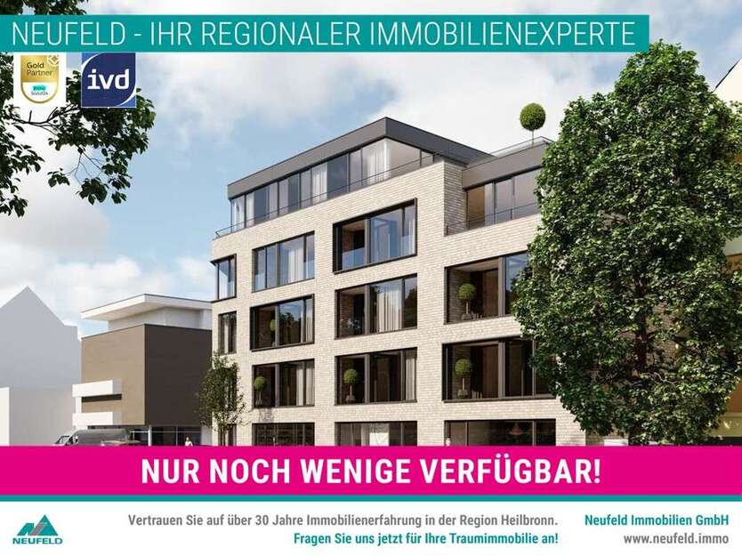 Wohnung zum Mieten in Heilbronn 1.175 € 63.29 m² 2 zimmer