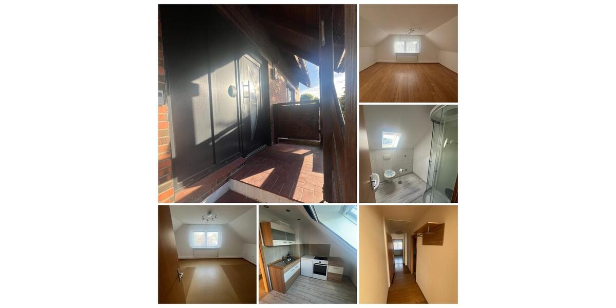 Dachgeschoßwohnung Lunden - 2 Zimmer, 48 m&sup2;, 500&euro; | Angebot:26606236