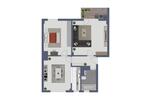 Hochparterre Köln Rodenkirchen - 2 Zimmer, 58 m&sup2;, 980&euro; | Angebot:26624774