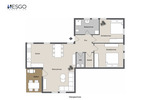 Neubau-Erstbezug – moderne 3-Zimmer-Wohnung mit Balkon in Dabendorf