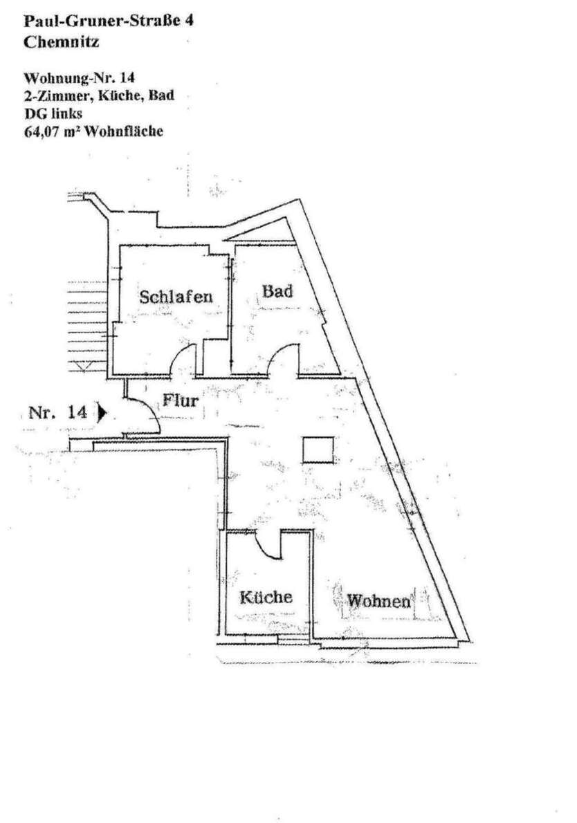 Studis aufgepasst! Modernisierte 2 Raum-Wohnung mit neuem Bad + Fußboden! 2 zimmer