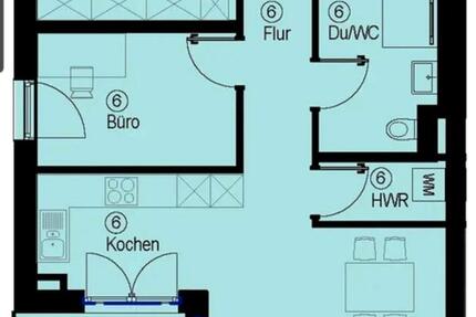 Wohnung Kempten (Allgäu) Auf der Halde - 3 Zimmer, 75 m&sup2;, 1.225&euro; | Angebot:26227751