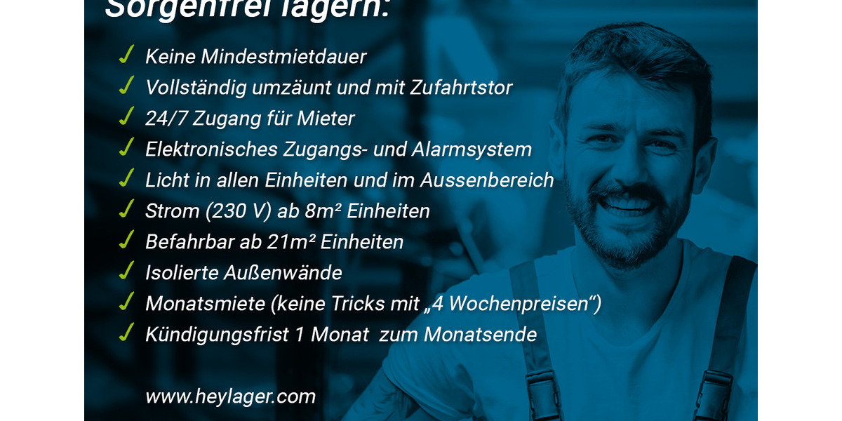 22 m² Lager & Garagen | Sicher, trocken, ohne Mindestmietdauer | Neu in Alzenau | Sofort verfügbar zimmer