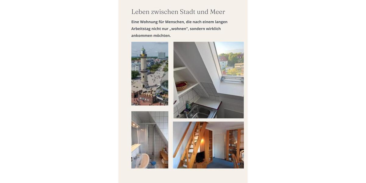 Maisonettenwohnung Rostock Hohe Düne - 2 Zimmer, 58 m&sup2;, 870&euro; | Angebot:26638592