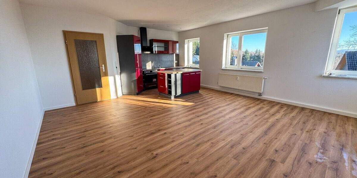 Etagenwohnung Grünhain-Beierfeld OT Beierfeld Grünhain - 3 Zimmer, 78 m&sup2;, 546&euro; | Angebot:23957371