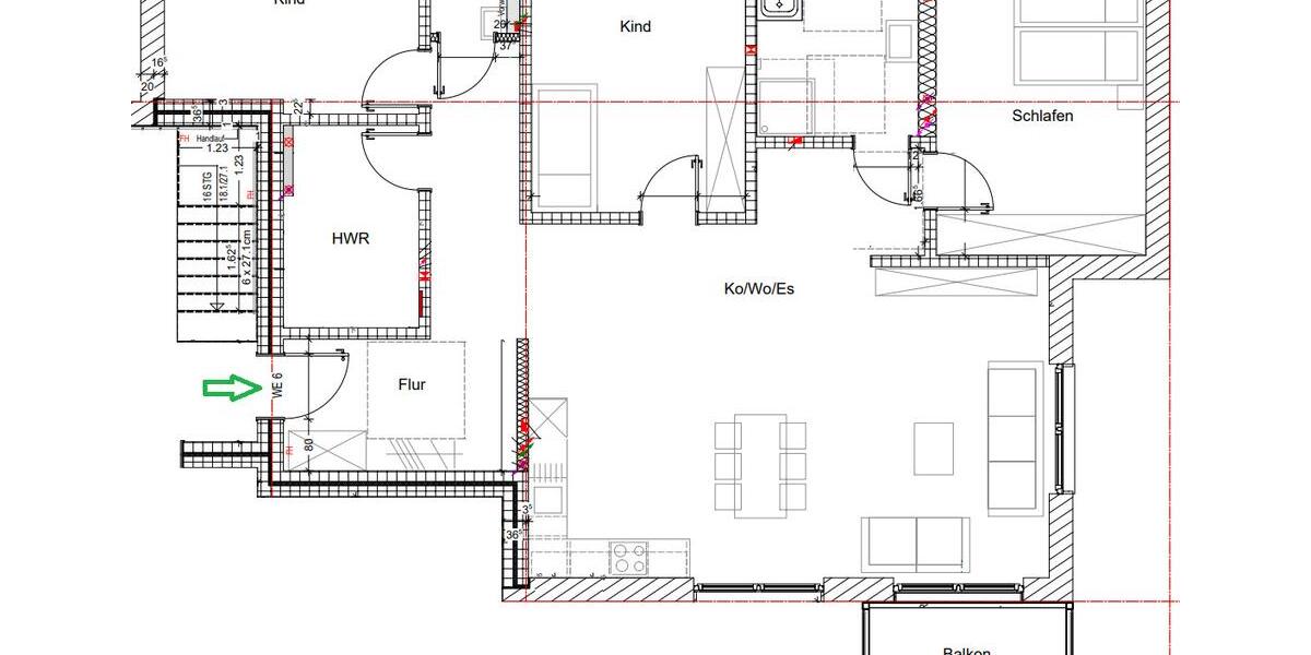 Exklusive Wohnung mit Sonnenbalkon 4 zimmer