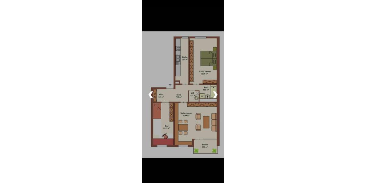 Erdgeschoßwohnung Fürstenfeldbruck - 3 Zimmer, 26 m&sup2;, 635&euro; | Angebot:25648877
