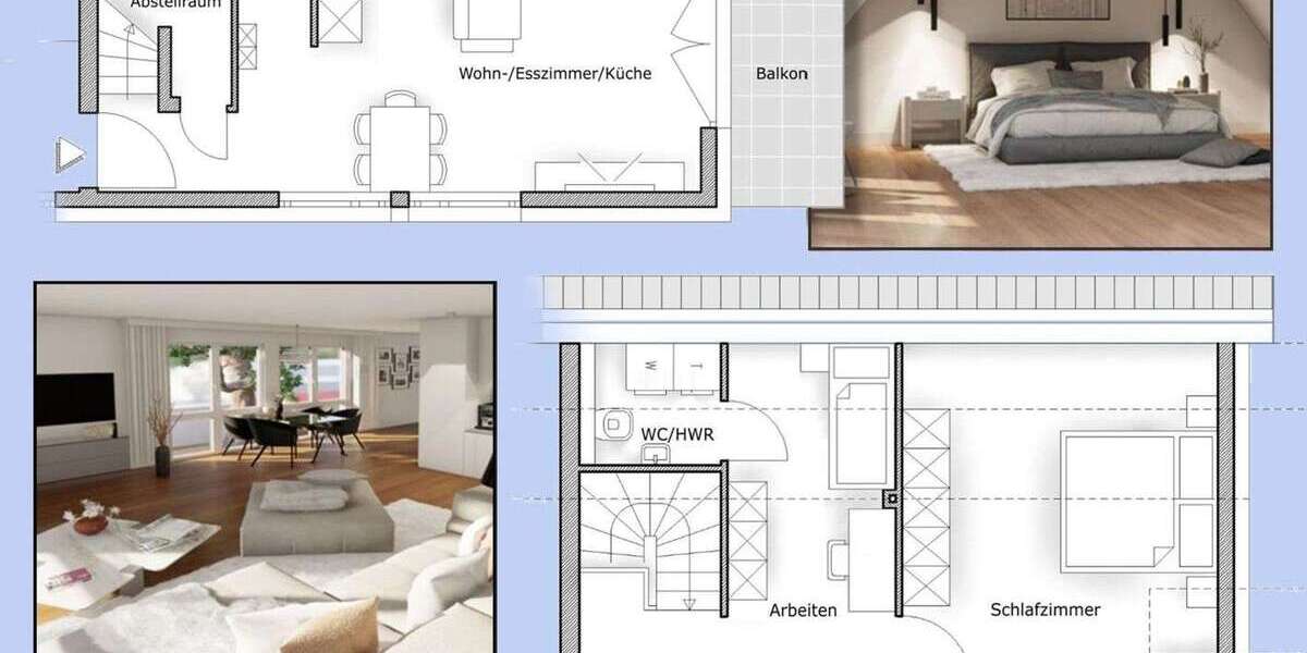 Etagenwohnung Mannheim Hochstätt - 3 Zimmer, 69 m&sup2;, 1.065&euro; | Angebot:26828610